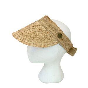 Rip Curl Essential Straw Visor - Natural Straw Visor Hat